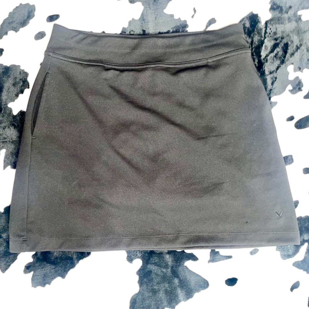 Black tennis skirt